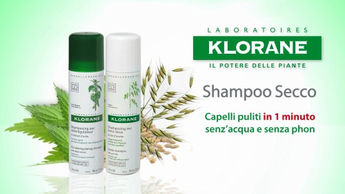 KLORANE: shampoo secco all’avena
