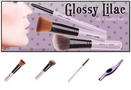 Collezione Glossy Lilac Neve Cosmetics