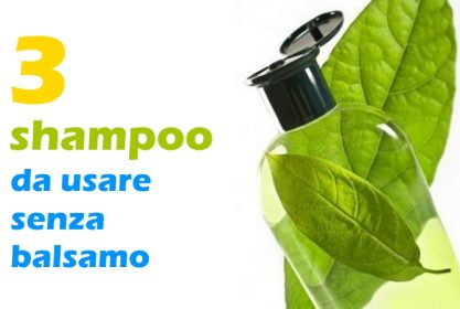 TOP 3 Shampoo BIO, da usare senza balsamo!
