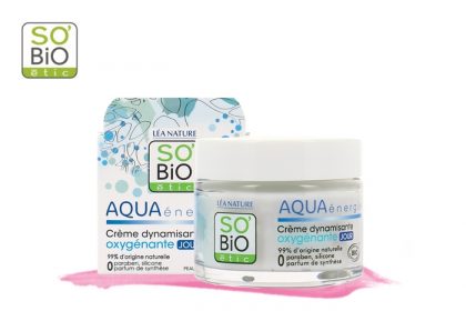 So Bio Aqua Énergie con acqua dei Ghiacciai