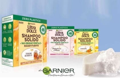 Shampoo solido Garnier Ultra Dolce: INCI & opinioni